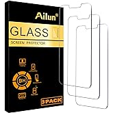 Ailun Glass Screen Protector for iPhone 14 Plus/iPhone 13 Pro Max [6.7 Inch Display], 3 Pack Case Friendly Tempered Glass