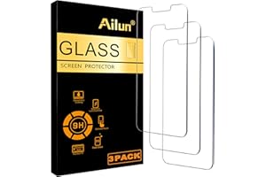 Ailun Glass Screen Protector for iPhone 14 Plus/iPhone 13 Pro Max [6.7 Inch Display], 3 Pack Case Friendly Tempered Glass