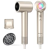 Ionic Hair Dryer with Diffuser - 160000RPM High-Speed Blow Dryer, 500 Millons Ions Frizz Free, Fast Drying for Women, Lightweight, Quiet, Professional Dryer for Curly or Straight Styles, Gift Idea