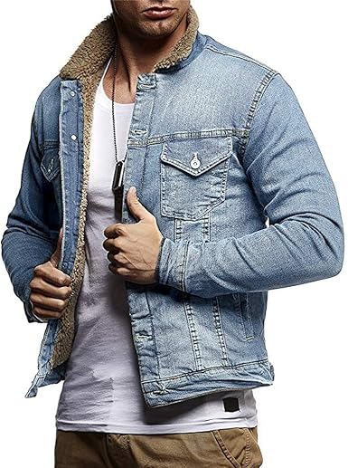 men's denim winter coats