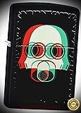 012302 Matte Black Nuclear Mask3D Lighter - Premium