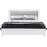 Global Furniture USA Luccia White Queen Bed