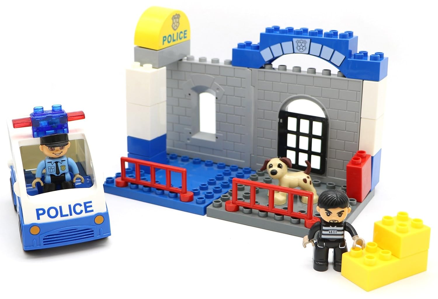 toy police station with jail