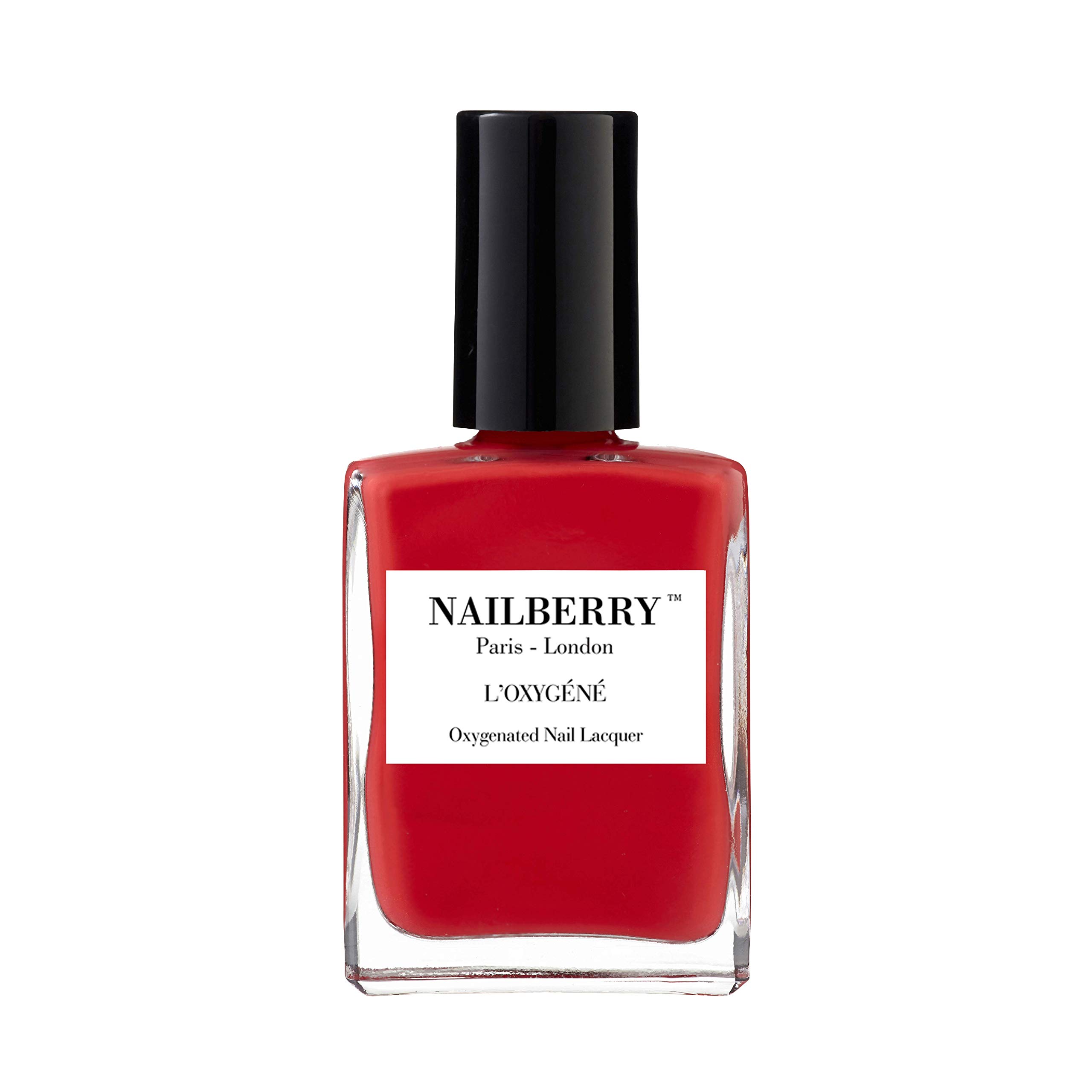Nailberry L'Oxygéné Oxygenated Nail Lacquer | Pop My Berry, 15ml | Polish for a Healthier Manicure & Long Lasting Colour | 12-Free, Vegan, Halal, Cruelty & Gluten Free