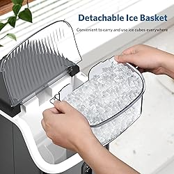 COWSAR Nugget Ice Makers Countertop Soft Chewable