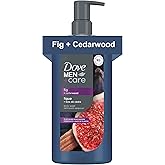 DOVE MEN + CARE Plant-Based Fig + Cedarwood Body Wash for Men For Moisturized Skin 26 Fl Oz
