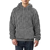 VahRuta Sherpa Hoodie Men Hooded Sweatshirt Winter Hoodies For Men Pullover Fleece Soft Long Front Pocket Hoodies