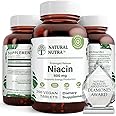 Natural Nutra Time-Release Slow Niacin 500mg (Vitamin B3), Support Healthy Cholesterol, Promotes Cardiovascular Health, Promotes Skin Cells and Improve Cognitive Function, 250 Vegan Tablets