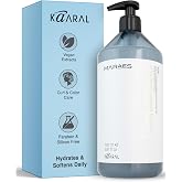 Kaaral Maraes Liss Care Shampoo - Monoi Oil, Biotin &amp; Panthenol - 1000 ml | Smoothing &amp; Moisturizing for Frizz &amp; Dry Hair - Certified Vegan, No Added Salt - Gentle Cleansing Formula