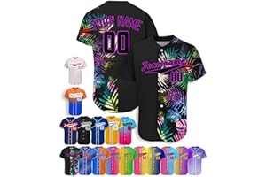 YANNJOLT Custom Baseball Jersey Men Women Personalized Baseball Jerseys with Name Number Logo