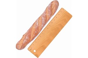 Baguette Transfer Peel, 15 Inch Long, Flipping Board for Baking of French Baguette Bread, Loaves and Ciabatta, Keep Dough in 