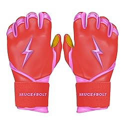 BRUCE BOLT Bader Series Long Cuff Pink Batting