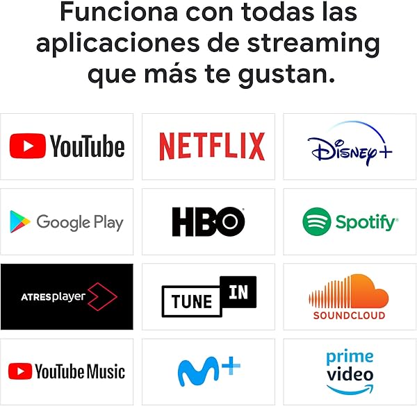 Google Chromecast Carbn Reproduce contenido en streaming