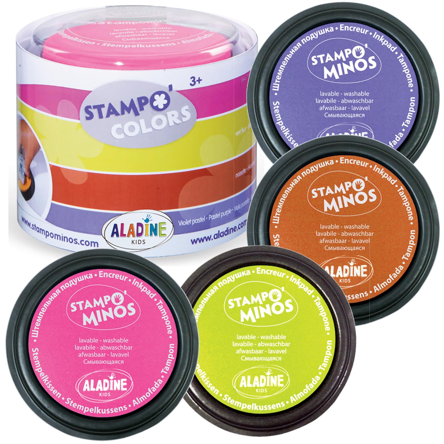 Aladine "Stampo Colors Festival Stamp Pad Set (4-Piece)