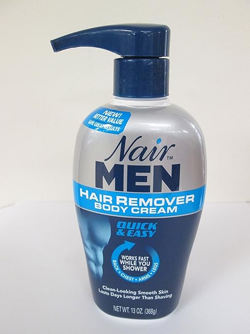 Amazon Nair For Men 脱毛ボディクリーム13オンス 4パック 4パック Nair For Men 脱毛 除毛剤