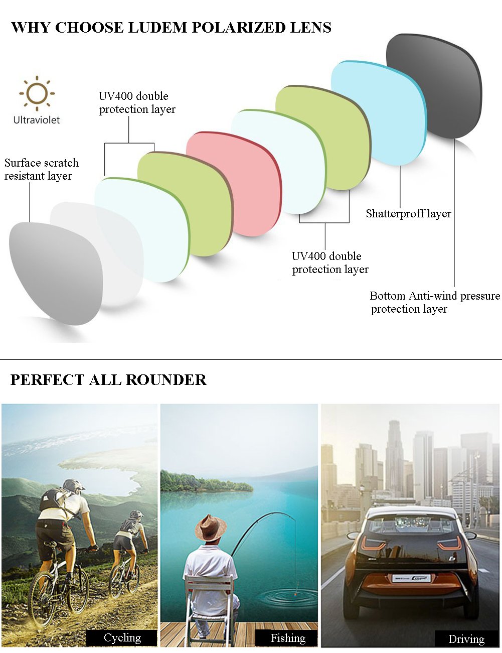 LUDEM Mens Military Aviator Sunglasses Polarized Square 55mm Pilot Bayonet Temples (Silver & Grey, 55)