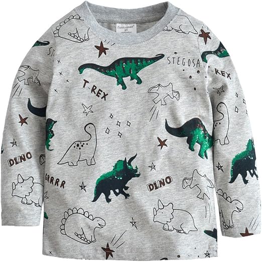 T-Rex Dino Dinosaur Tee T-Shirt Age 