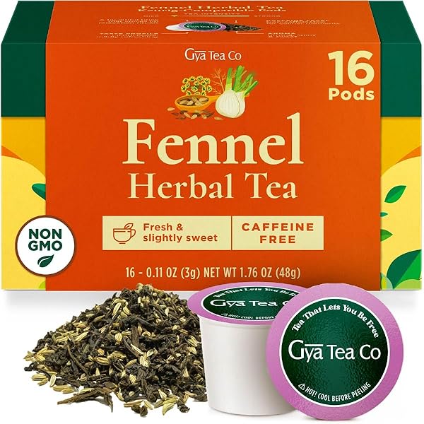 GYA TEA CO FENNEL HERBAL TEA POD (16...