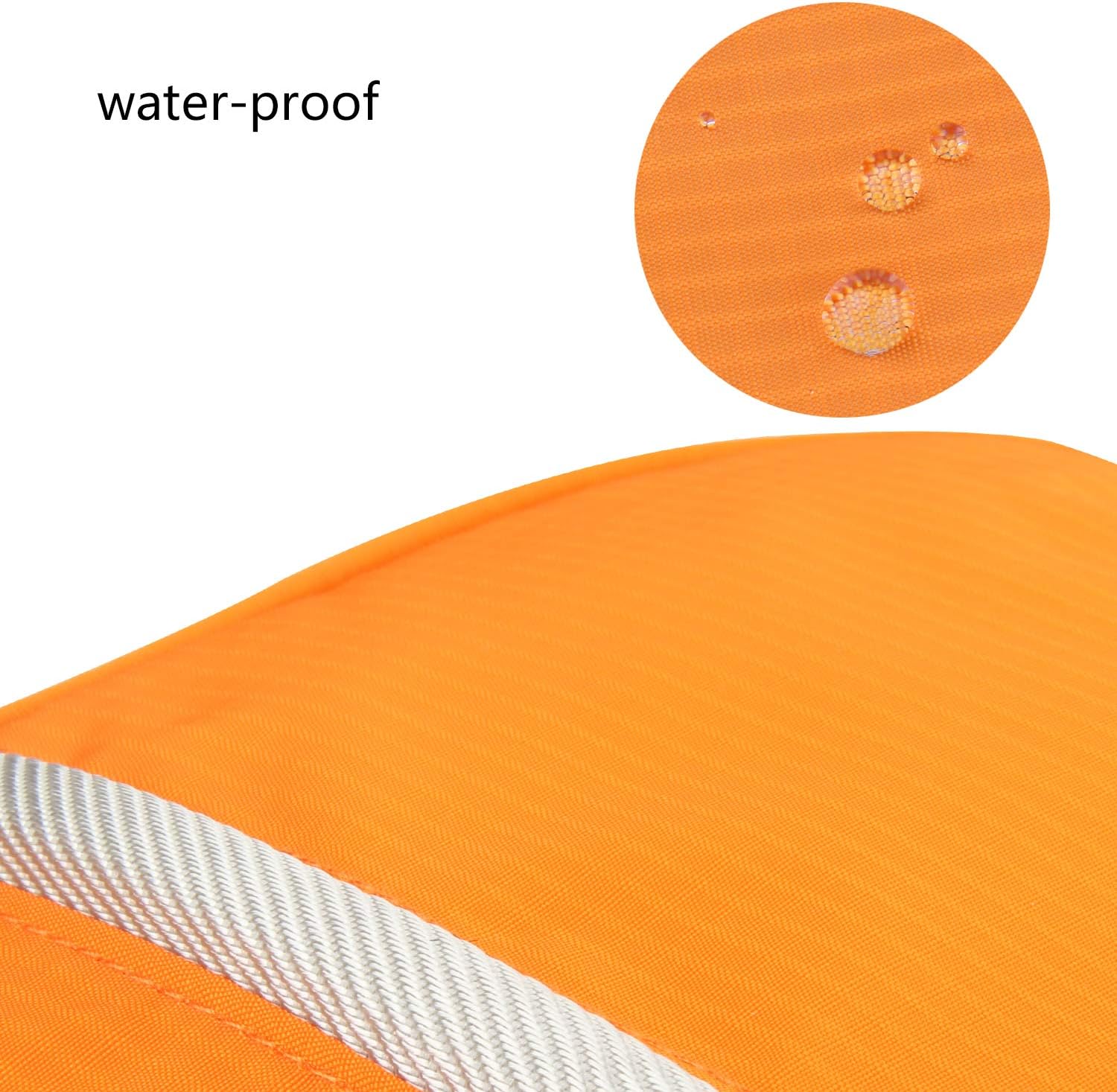 Relavel Cosmetic Pouch Toiletry Bags Travel Business Handbag Waterproof Compact Hanging Personal Care Hygiene Purse (Orange) : Beauty