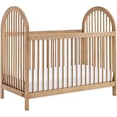 Soho Baby Everlee 3 in 1 Island Crib, Honey Wood, Green Guard Gold Certified