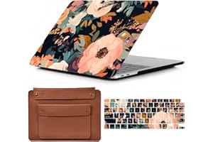 ACJYX Shell Compatible with MacBook Air 13 inch Case 2025-2022 Model A3240 M4 A3113 M3 A2681 M2,Cute Plastic Laptop Case, Key
