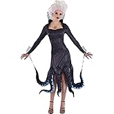 Adult Ursula Costume - The Little Mermaid Movie 2023 AD 10-12 Multicolor