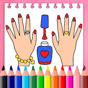 81+ Colouring Book Nail Art Free Images