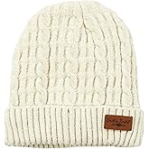 Britt's Knits Women's Soft Chenille Plush-Lined Thick Knit Cold Weather Hat Ski Cuff Cap