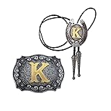 HUABOLA CALYN 2 Pieces Western Cowboy Belt Buckle