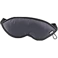 Lewis N. Clark Comfort Eye Mask + Sleep Aid to Block Light for Travel, Airplane, Hotel, Airport, Insomnia + Headache Relief with Adjustable Straps, Gray