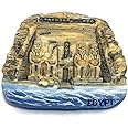 WitnyStore Tiny The Great Temple of Abu Simbel, Egypt Africa Tourist Attractions Resin Refrigerator Magnet Traveler Souvenir Gift Memento 3D Fridge Magnets