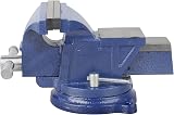 DAYUAN 4 Inch Bench Vise 360° Swivel Anvil Base Heavy Duty Table Clamp view 2