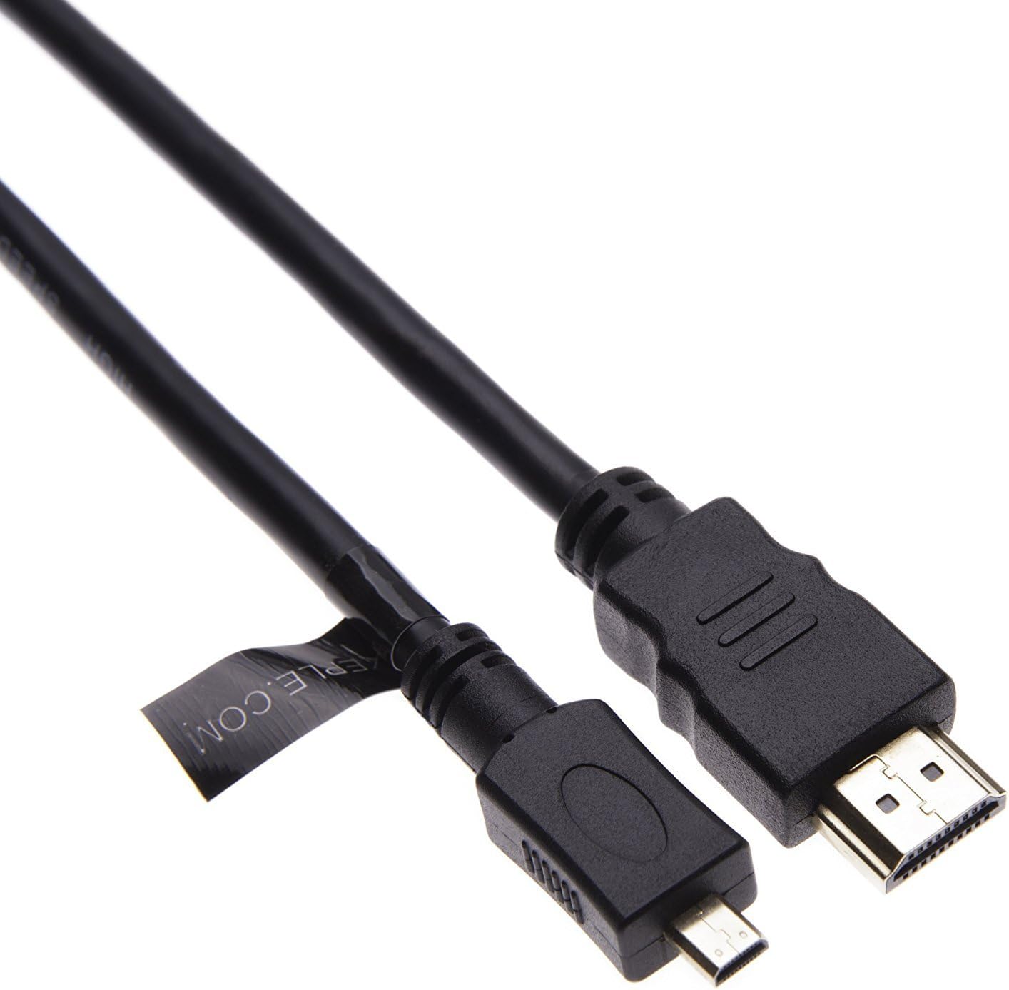Micro HDMI Cable Compatible with Tesco Hudl/Acer Iconia Tab/Asus Transformer Book/Nikon Coolpix/Sony Cyber-Shot/Olympus/Panasonic