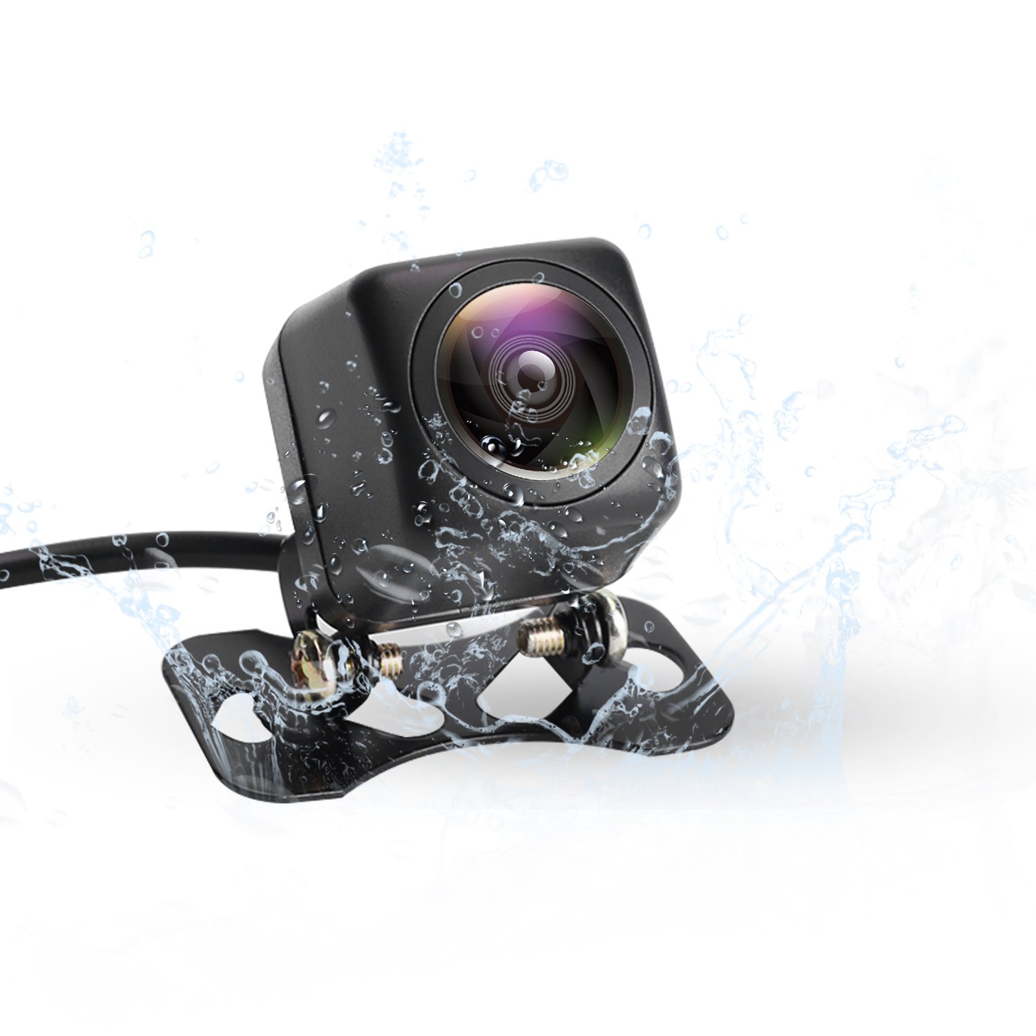 Camera Recul Voiture, bedee Imperméable à l\'eau HD Night Vision Caméra de Recul et 170 Degrés Grand Angle Antichoc Vision Nocturne