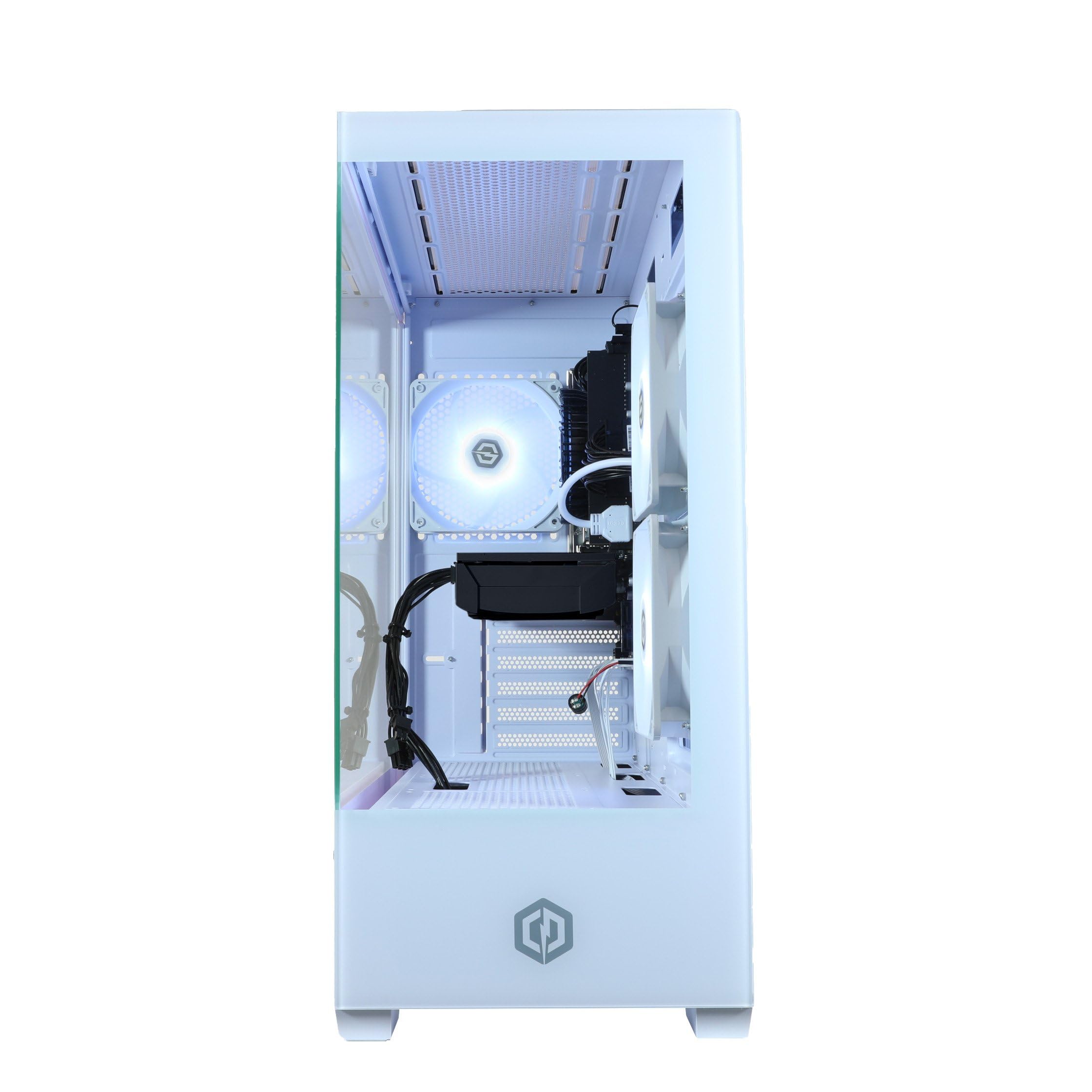 Cyberpowerpc Wyvern Gaming Pc Rear I/O Ports Showing Connectivity Options