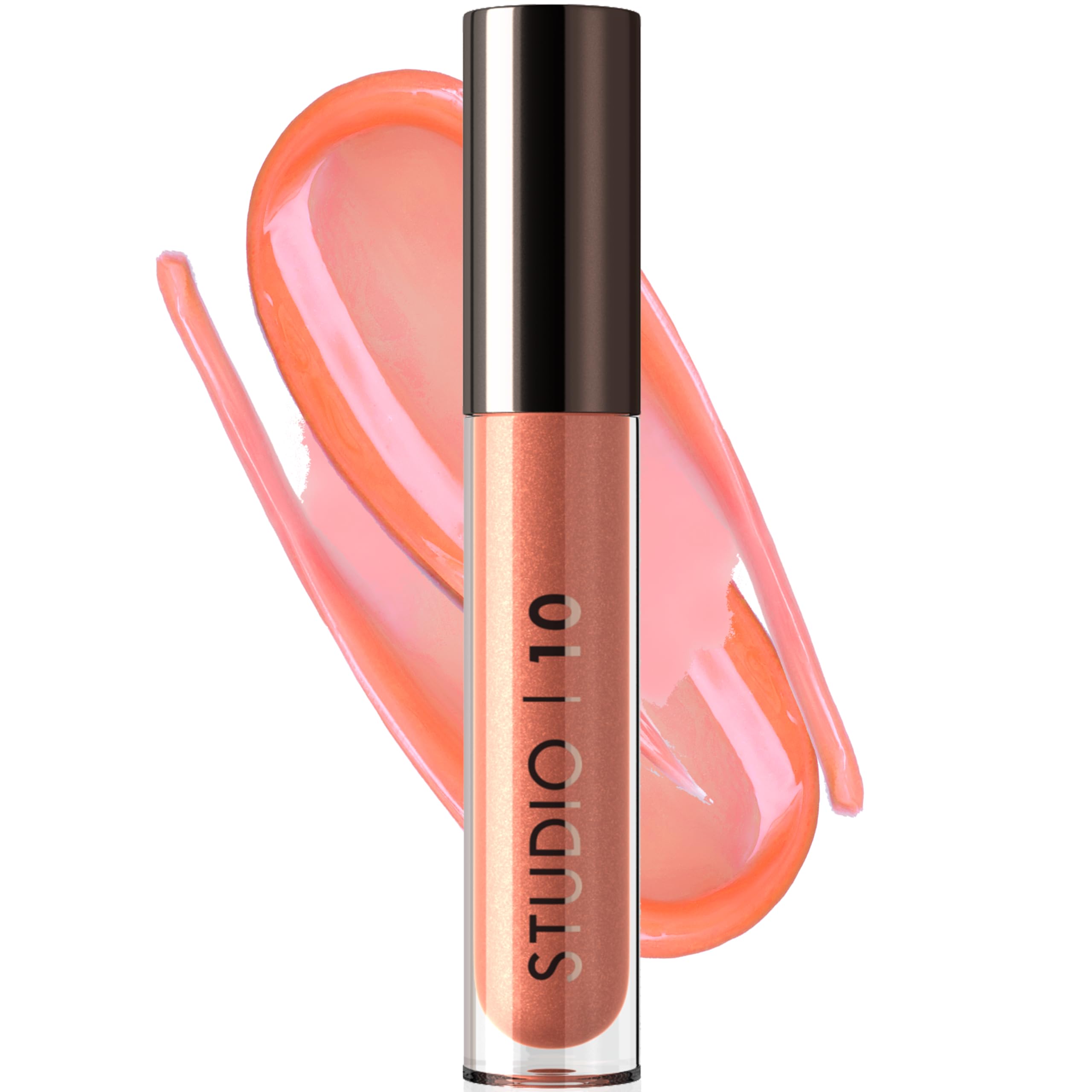 Studio10 Lip Perfecting 2 in 1 Balm Gloss with Hyaluronic Acid Conditioning Lip Treatment and Gloss for Dry or Ageing Lips Delivers Hydration Softness and Shine in One Skincare Infused Formula