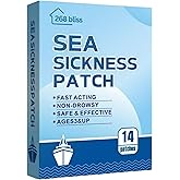 Tiavika Sea Sickness Patch for Cruise - Cruise Must Haves - Cruise Ship Essentials for Carnival, Princess, Norwegian, Holland America, MSC & Major Cruise Lines-Travel Essentials for Adults and Kids
