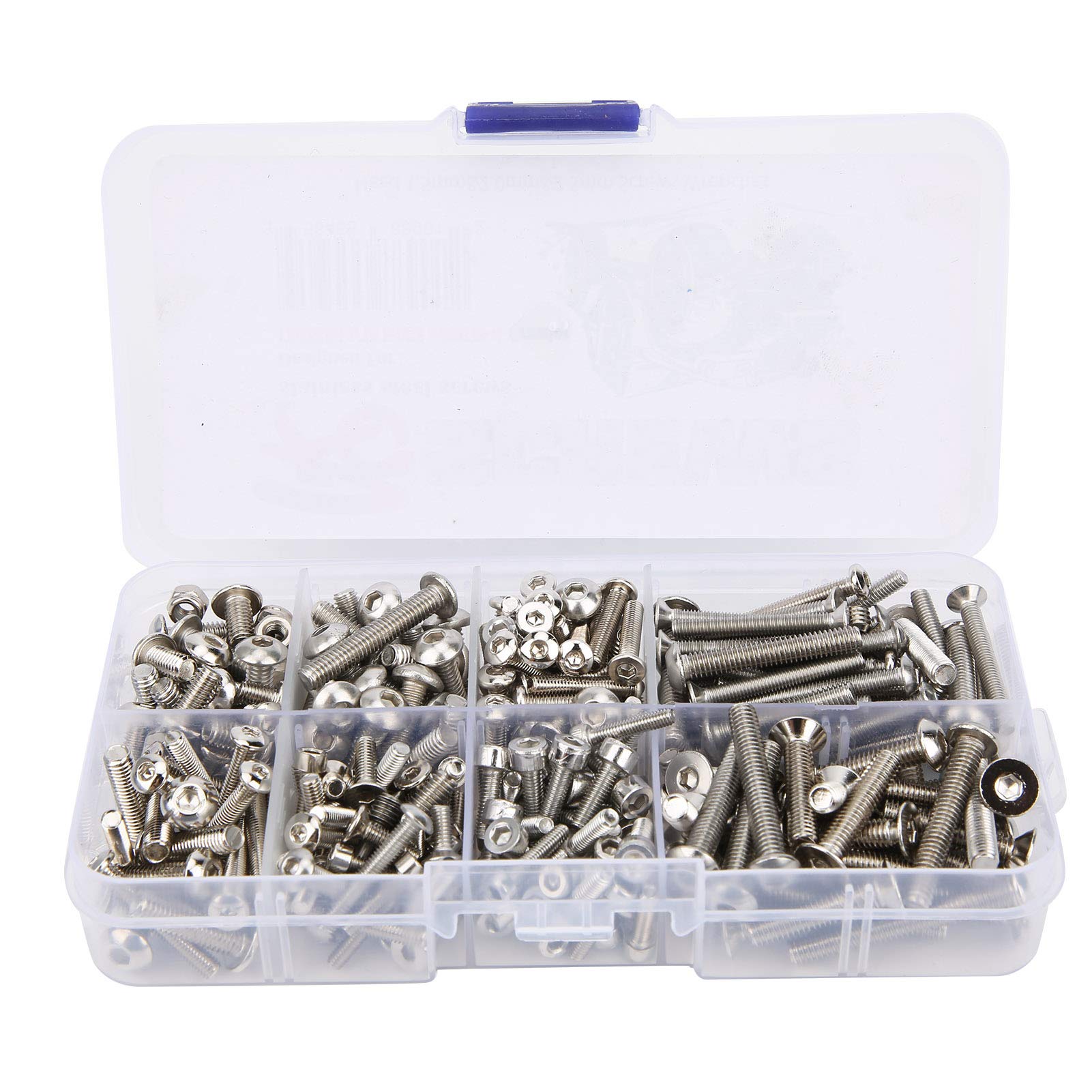 Dilwe 1/10 RC Universal Screws Box Repair Set Accessories Compatible with Maxx Model Cars Model Car Accessories