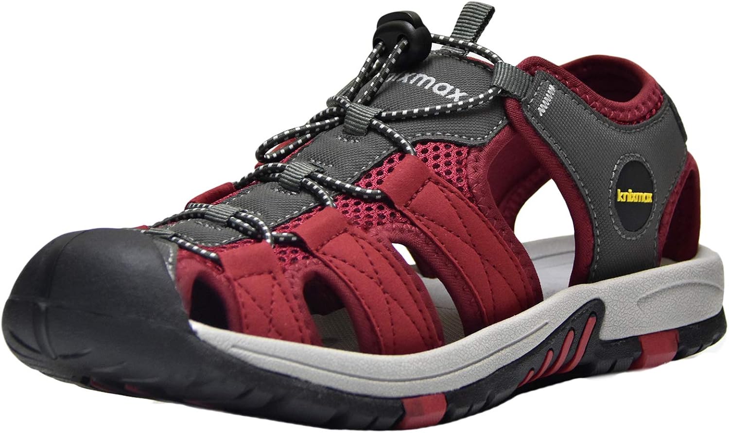 Amazon.com | Knixmax Women's Closed Toe Sport Sandals Breathable Water Shoes Athletic Summer 