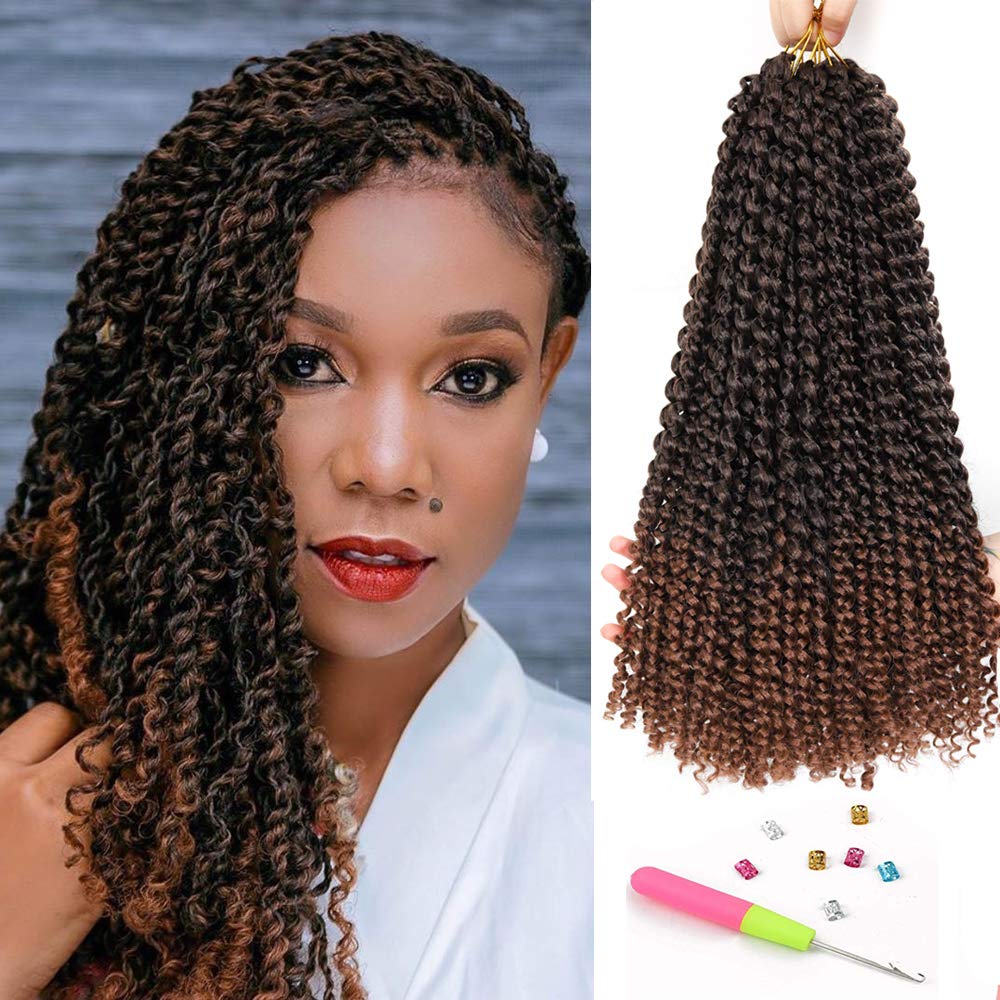 Amazon Com 18 Inches Passion Twist Water Wave Crochet Hair