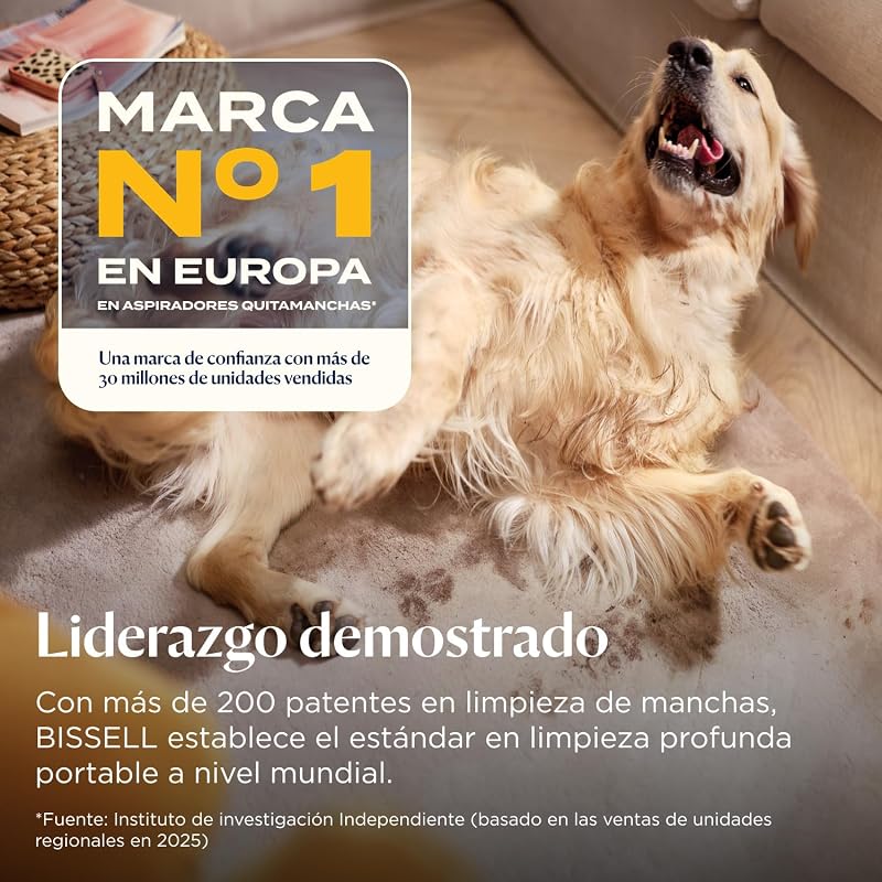 SpotClean Auto Pro Select, limpador portátil de 750W, limpador de estofos para remover derrames e sujidade de animais, limpador de manchas de carpete para estofos, 2,8 L, 3730N