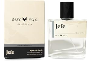 GUY FOX - Jefe - Cologne For Men | Mandarin Orange, Sea Notes & Oakmoss | Fresh, Aquatic Men's Cologne | Men's Fragrance |1.7 Fl Oz