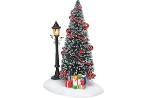 Department 56 Village Accessories Christmas Vignette Lit Figurine, 7.5 Inch, Multicolor