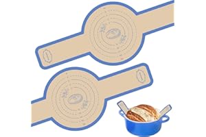 Silicone Bread Sling for Dutch Oven, Silicone Sourdough Baking Sling Non-Stick & Easy Transfer, and Sourdough Mat for Bread w