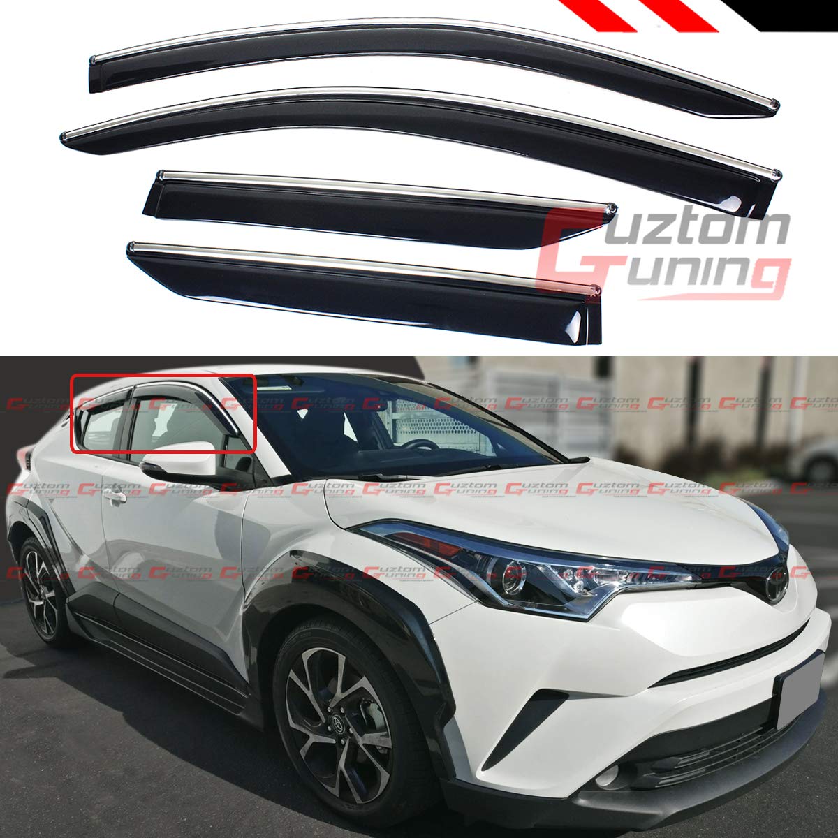 Exterior Accessories SPEEDLONG 4Pcs Car Window Visor Vent Exterior Accessories SPEEDLONG 4Pcs Car Window Visor Vent