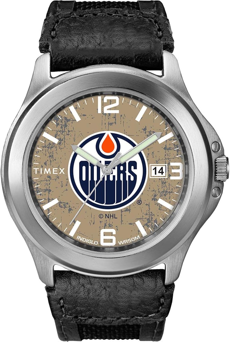 Timex Men's TWZHOILMC NHL Old School Edmonton Oilers Watch