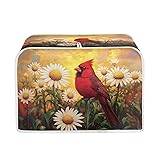 Talayituse Cardinal Daisy Flower Print 4 Slice