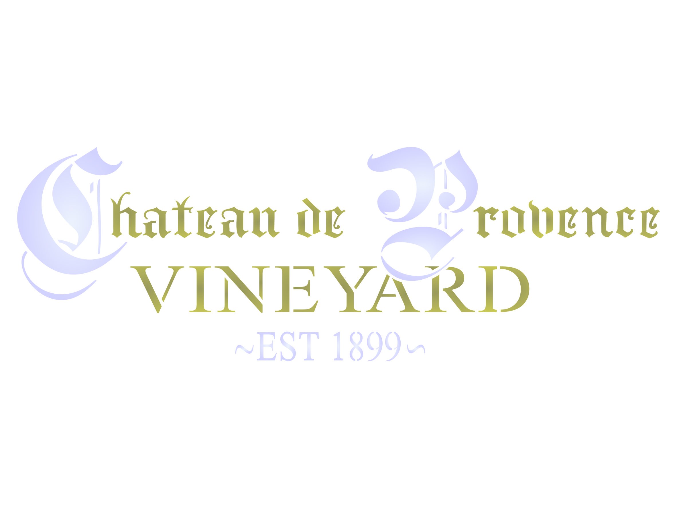 French Vinyard Stencil - 23 x 7.5cm (S) - Reusable Vintage French Wine Word Wall Stencil Template