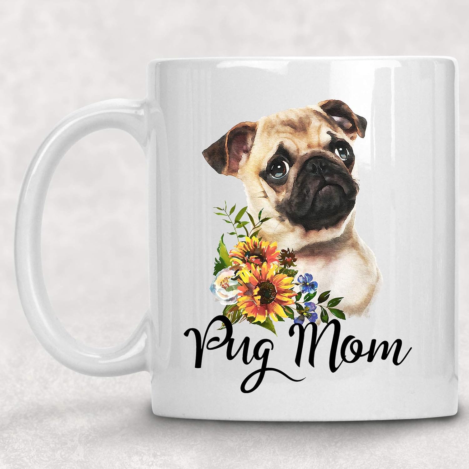 pug mom mug