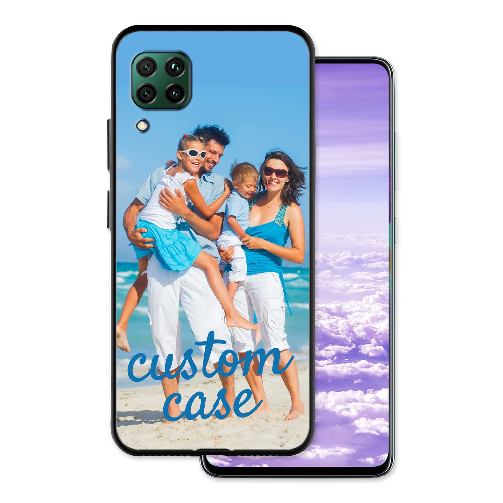 Customized Case for Samsung Galaxy A12 5G Custom Photo Phone Cover Anti-Scratch Shock-proof Drop Protection TPU Phonecase Personalised Picture Gifts for Birthday Christmas Valentines Girl Boy Dad Mom